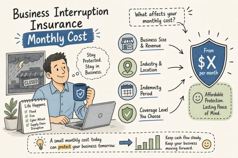 Business Interruption Insurance Cost Per Month in Australia