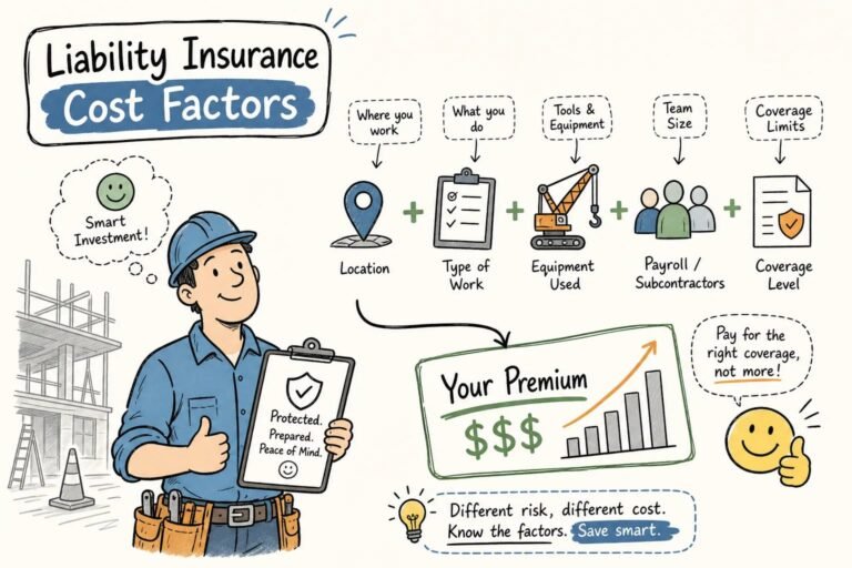 Contractors Liability Insurance Cost Explained