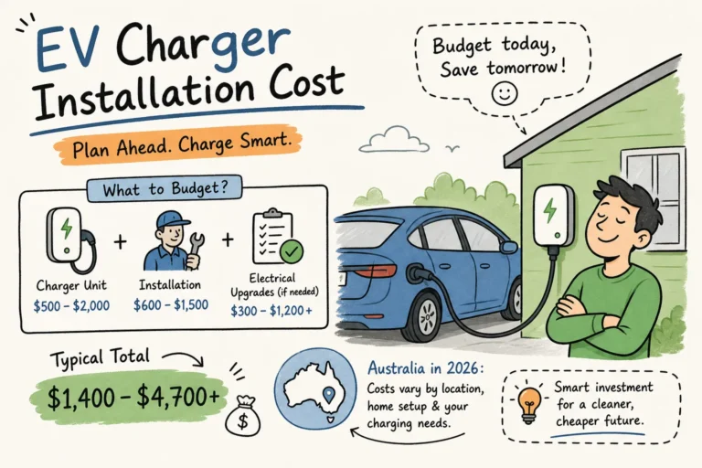 EV Charger Installation Cost in Australia: What to Budget in 2026