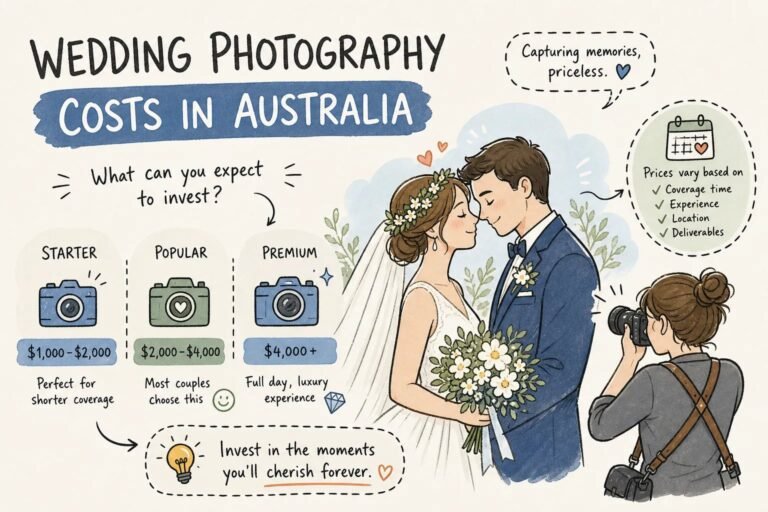 How Much Does a Wedding Photographer Cost in Australia