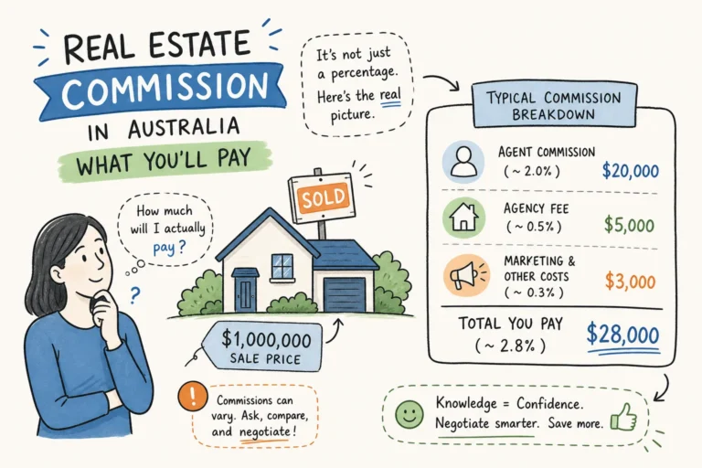 Real Estate Agent Commission in Australia: What You’ll Actually Pay