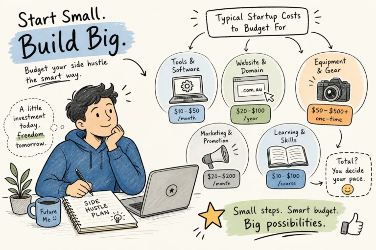Side Hustle Startup Costs: What Australians Need to Budget