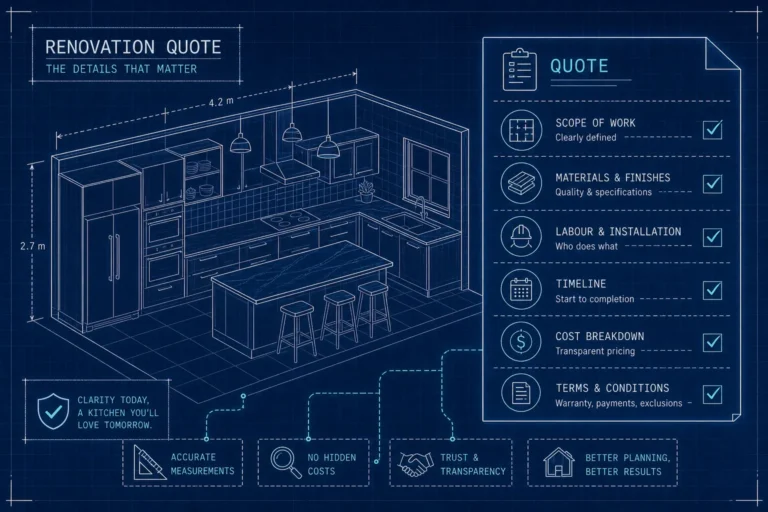 What every kitchen renovation quote must include